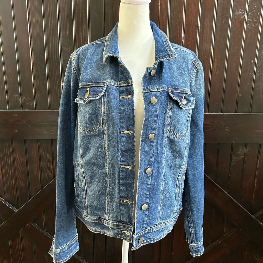 Universal Thread Indigo Denim Jacket - image 1